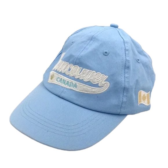 Teepee 🧢Light Blue Vancouver Canada Strapback Cap - Picture 2 of 4